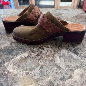 Born Hand Crafter Footwear Brown Slip-On Shoes